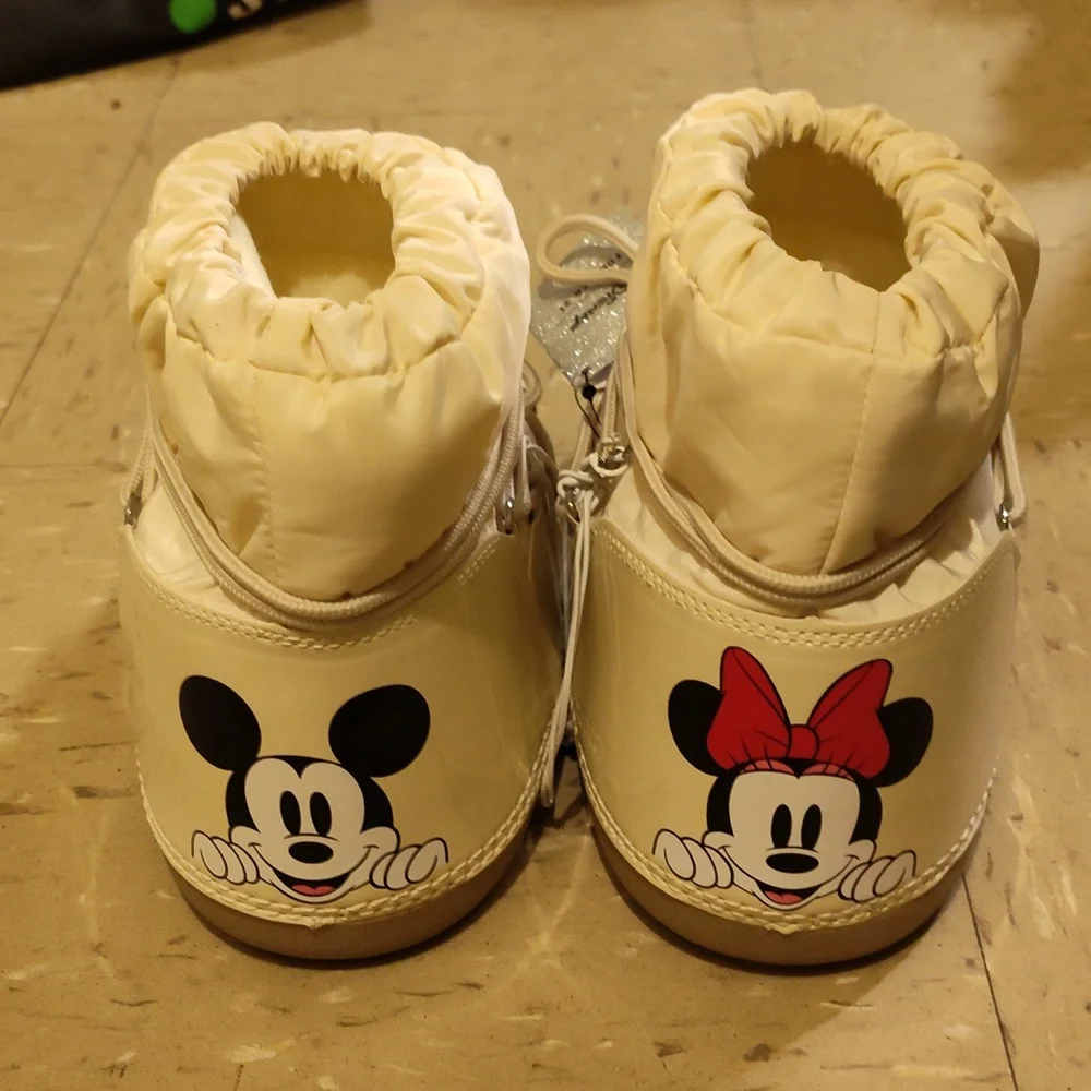 Disney Mickey & Minnie Mouse Booties size 7 - Picture 2 of 8